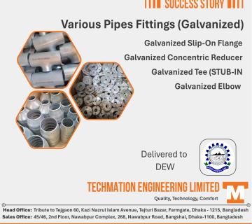Galvanized Fittings Supply for Marine including Elbows and Tees at DEW