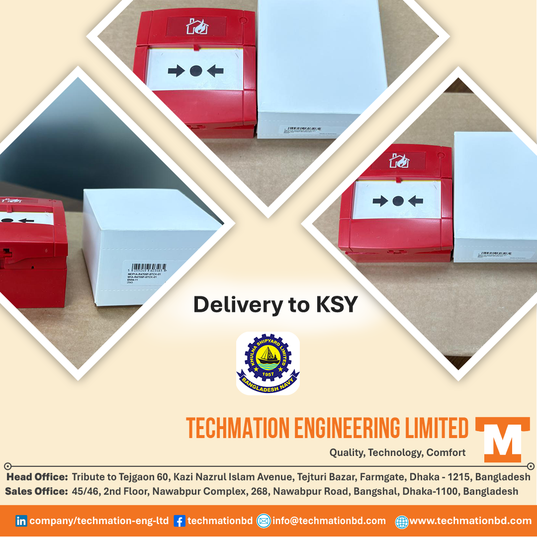 Marine Grade Manual Call Point for Fire Safety Techmation