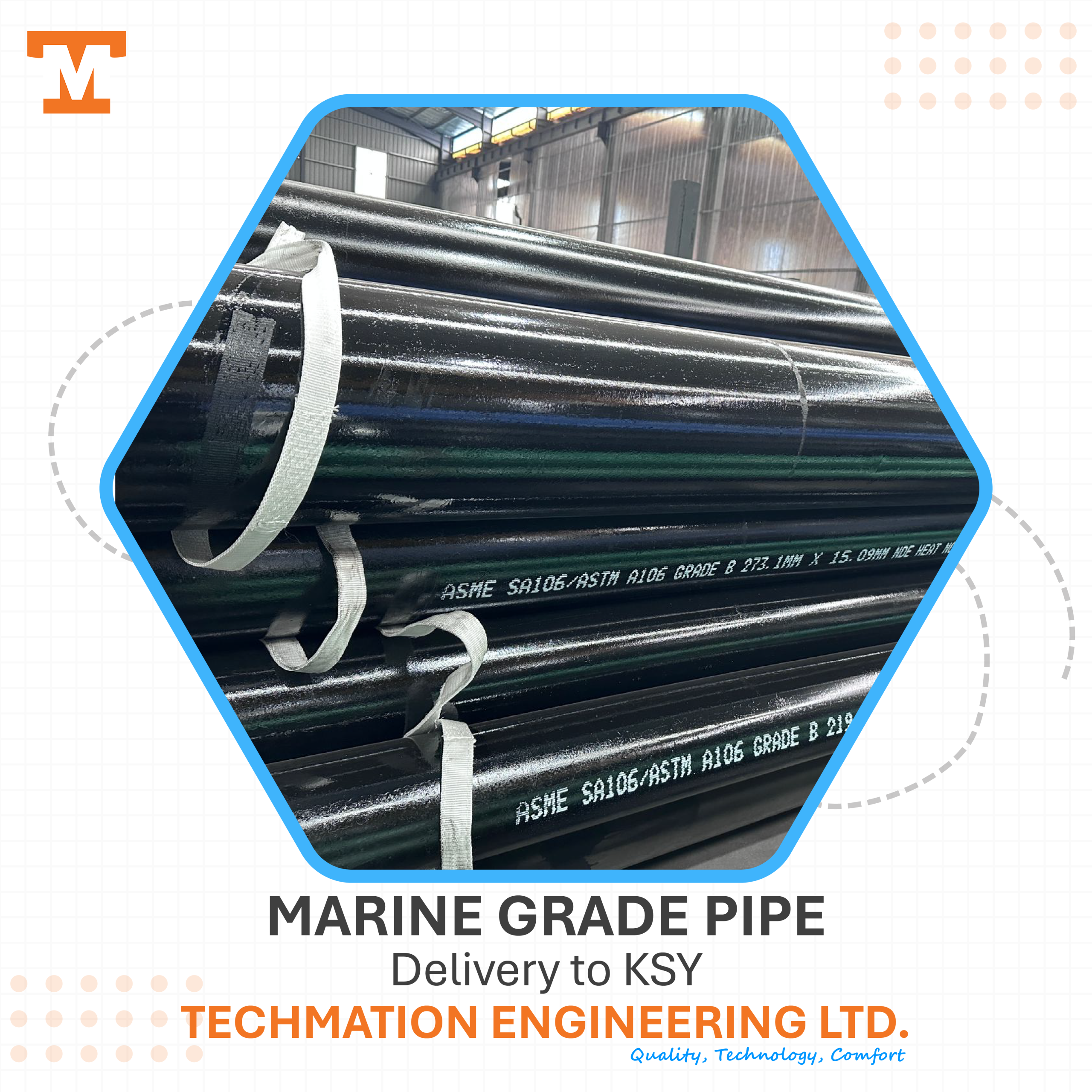 Techmation Engineering Delivering Marine Grade Equipment to Khulna Shipyard