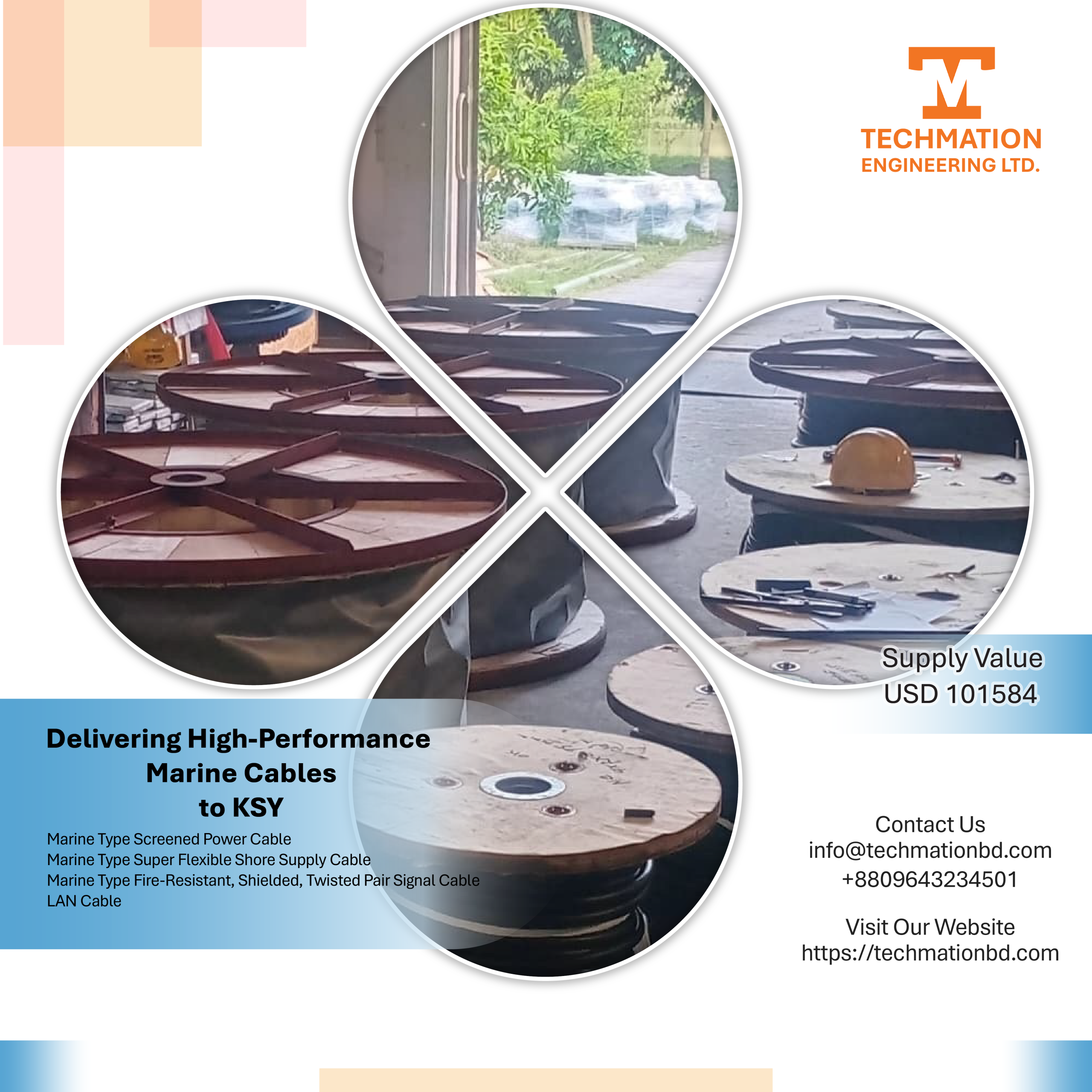 marine-power-cable-ksy Marine Cable Supplier in Bangladesh for Shipyards